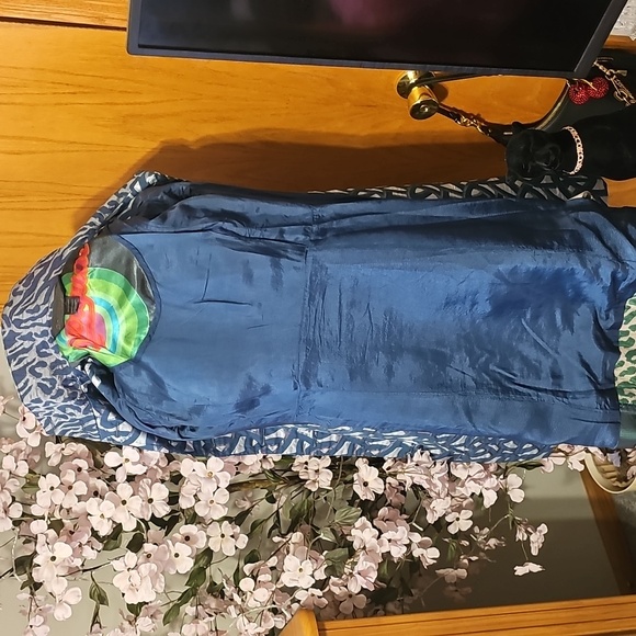 Desigual Brocade Mix Print Light Jacket - Picture 13 of 14